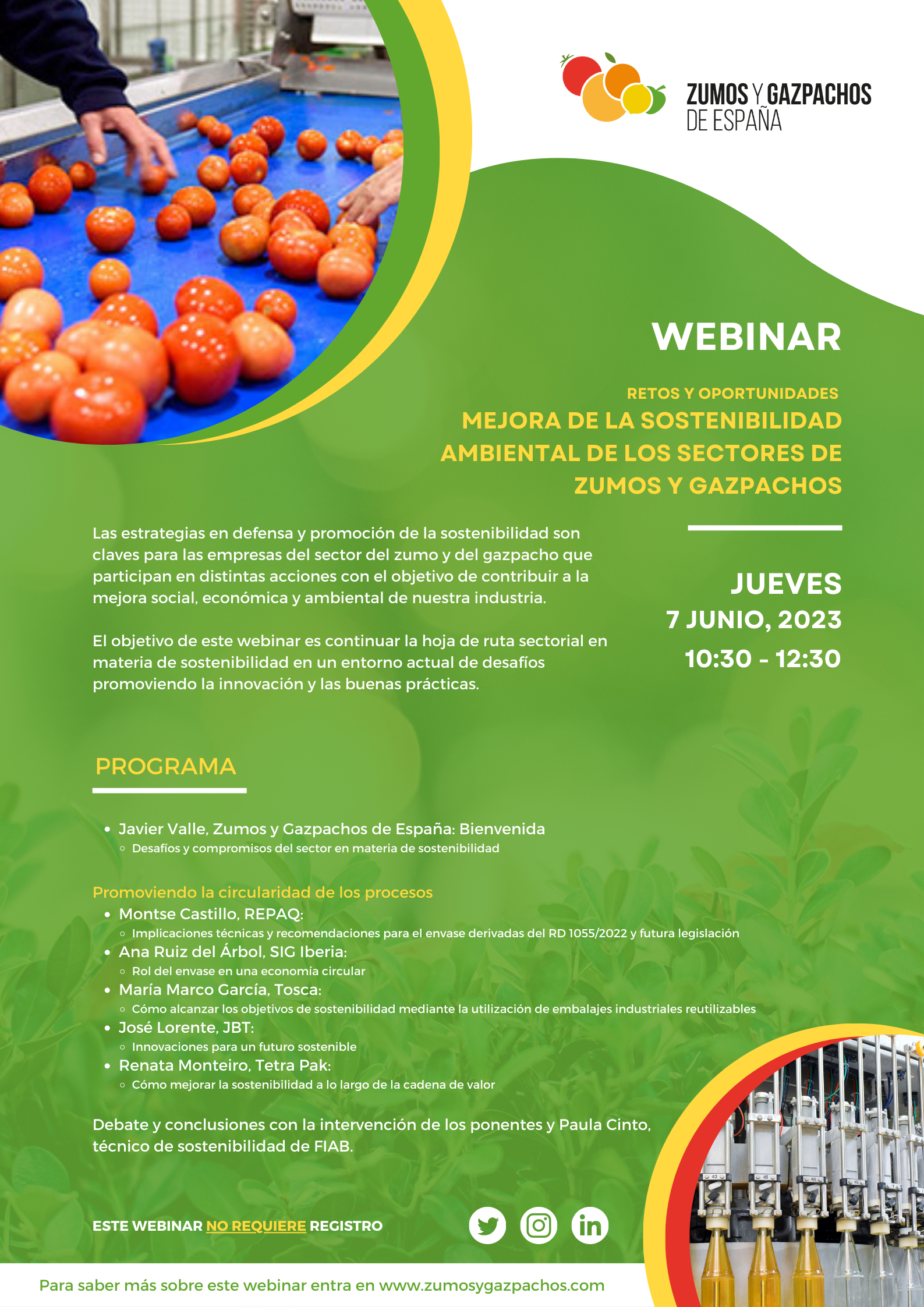 Invitacion Webinar Sostenibilidad